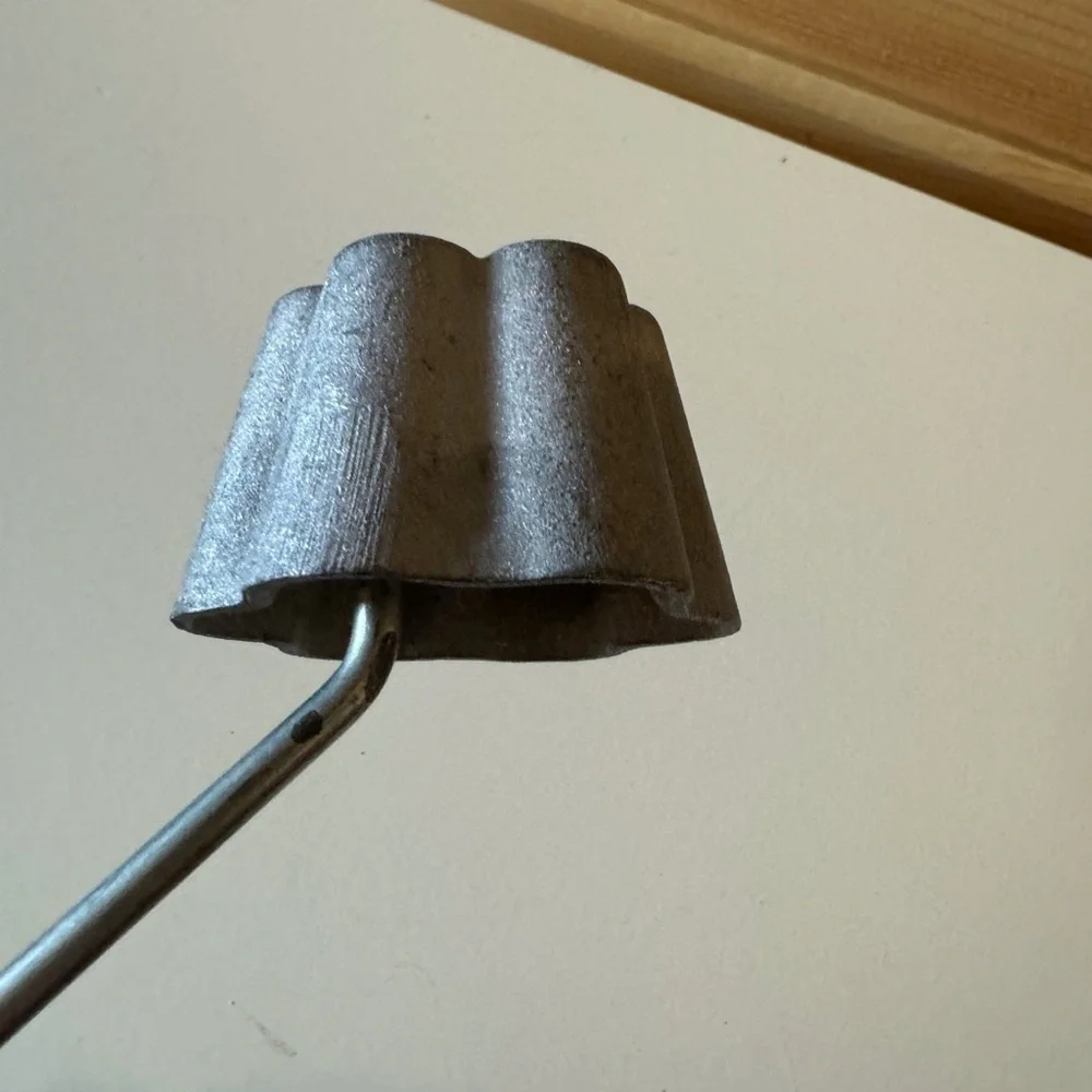 Vintage Rosette Iron set for cookies and pastry shells, etc.
